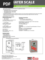 Thayer DC SCR Motor Drive Brochure