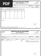 Certificado de Qualidade: Numero: 0008518159/2024 Arcelormittal