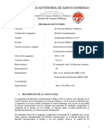 POL-1370 Derecho Constitucional I-1