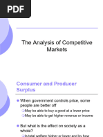 9 - Analysis of Competitive Markets