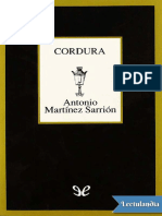 Cordura - Antonio Martinez Sarrion