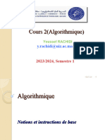 Cours 2 (Algorithmique)