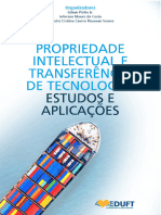 Propriedade Intelectual e Transferência de Tecnologia Estudos e Aplicações