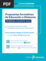 Cartilla de Propuestas Formativas Primera Cohorte 2022