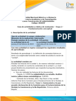 Guía de Actividades y Rúbrica de Evaluación - Unidad 1 - Etapa 2 - Fundamentación Conceptual