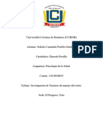 Investigación de Técnicas de Manejo Del Estrés.