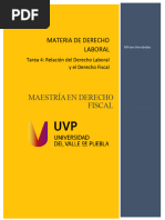 Relación Del Derecho Laboral y El Derecho Fiscal