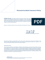 BDOIPersonal Accident Insurance Policy