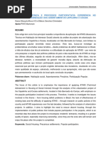 Assistência Técnica e Processos Participativos: Experiência No Projeto de Urbanização Dos Assentamentos Capelinha e Cocaia