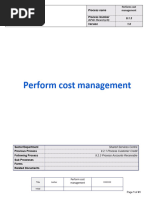 Oracle Fusion - 9.1.3 Perform Cost Management