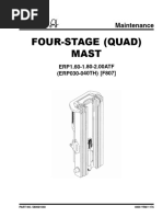 Four-Stage (Quad) Mast: Maintenance