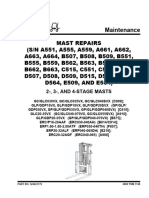 Maintenance: 2-, 3-, and 4-Stage Masts