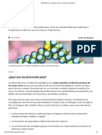 Biomoléculas - Concepto, Tipos, Funciones e Importancia