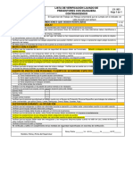 Lista de Verificación-063 Lavado de Preventores Con Manguera Contraincendio