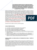 CONVENIO DE COOPERACION INTERINSTITUCIONAL TRIPARTITO ENTRE LAREDO, EL PORVENIR Y EL GORE Propuesta Arturo