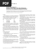 Pressure Vessel Plates, Alloy Steel, Manganese-Molybdenum and Manganese-Molybdenum-Nickel