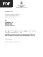 Reinstatement Letter