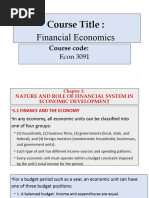 Financial Economics