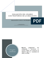 Evaluación Del Usuario Con Trastorno de La Deglución-Alimentación