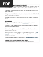 Cash Book Notes Examples