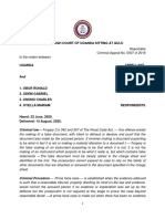 Uganda V Obur 3 Others (Criminal Appeal No 7 of 2019) 2020 UGHC 135 (14 August 2020)