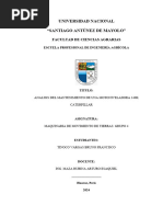 Analisis Del Manual de Operaciones y Mantenimiento de Una Motoniveladora 140K