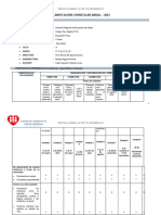 Planificacion Curricular Anual 5º Sec - 2023 Fe y Alegria Nº33