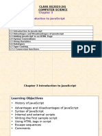 Class 9 Computer Science-Chapter 3 Introduction To Javascript