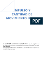 Cantidad de Movimiento Resumen