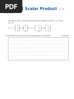 AHL 3.13 Scalar Product