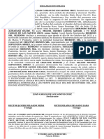 Declaracion Jurada Juan Carlos Manuel de Los Santos Caso Gelson