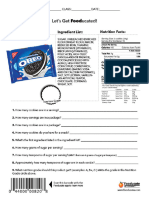 Reading Food Labels 2