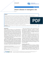 Modeling Alzheimer's Disease in Transgenic Rats