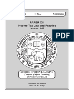 Lesson - 1 To 12 (Income Tax Law and Practice)