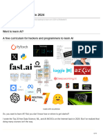 Roadmap To Learn AI in 2024