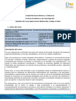 Syllabus Curso Aplicaciones Multimedia. 