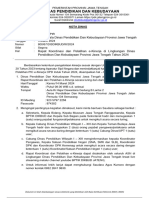 ND Rapat Koordinasi Dan Pelatihan E-Kinerja Di Lingkungan Dinas