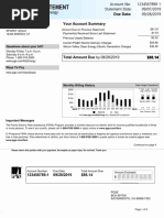 Utility Bill Template