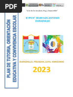 Plan Anual de Tutoría y Convivencia Escolar-2023