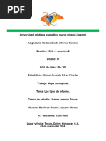 Tarea 5 Mapa Conceptual Diferentes Tipos de Informe