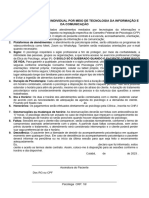 Contrato para Atendimento Online