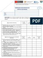 Cyt 3° 4° - Ficha Socio Emocional