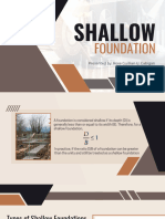 Shallow Foundation