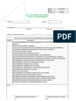 SST-For-052 Acta de Entrega de Documentos