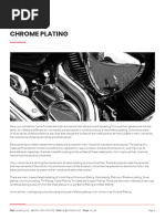 Black Chrome Plating