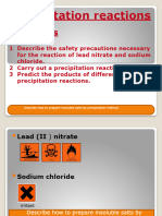 GD 10 Precipitation Reactions