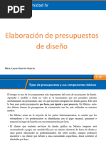 Tipos de Presupuestos y Sus Componentes Básicos