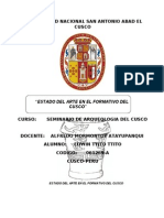 Seminario de Cusco Formativo