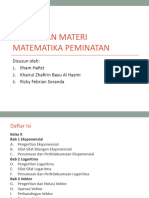 Ringkasan Materi Matematika Peminatan - Compress