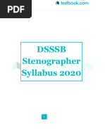 DSSSB Steno Syllabus d84dc450